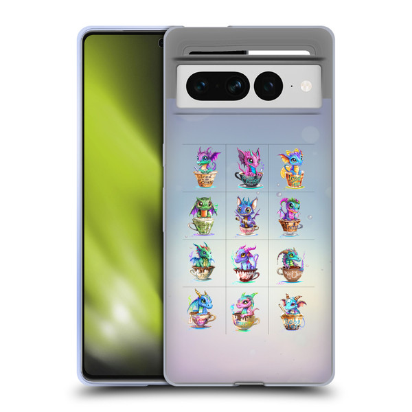 Ruth Thompson Cup O Dragons Group Soft Gel Case for Google Pixel 7 Pro