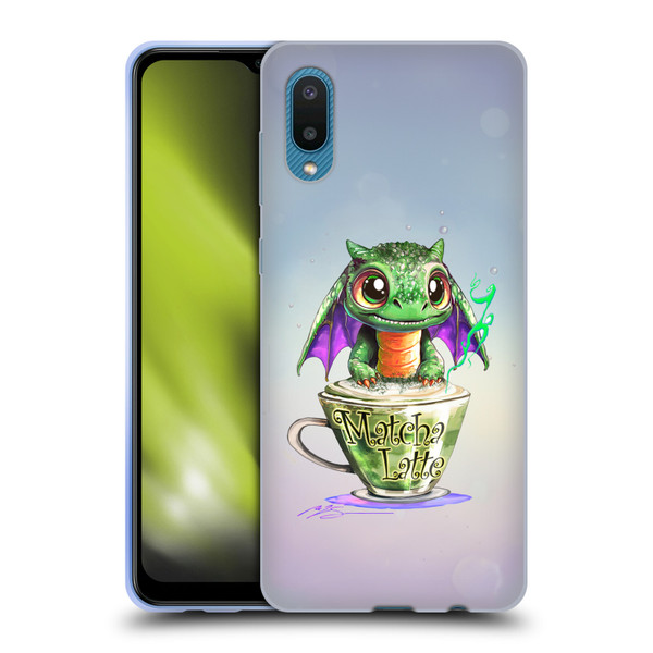 Ruth Thompson Cup O Dragons Matcha Soft Gel Case for Samsung Galaxy A02/M02 (2021)