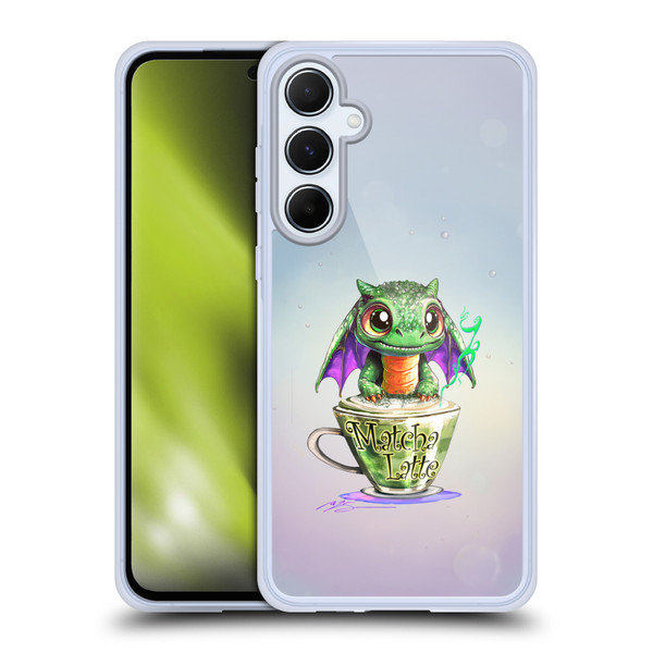 Ruth Thompson Cup O Dragons Matcha Soft Gel Case for Samsung Galaxy A55 5G