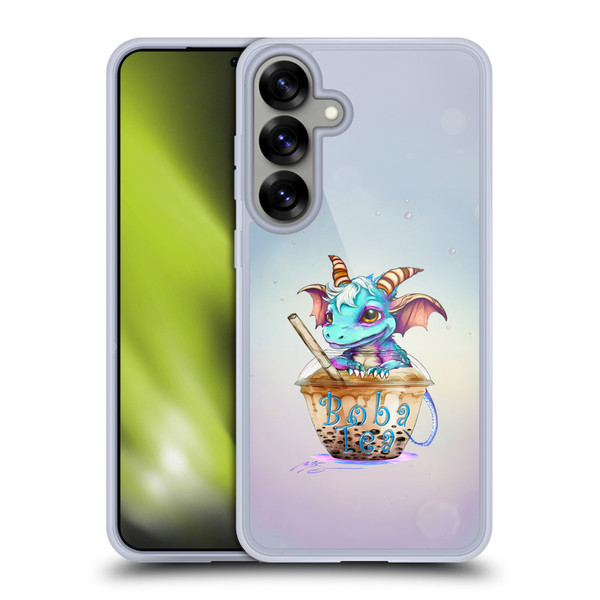 Ruth Thompson Cup O Dragons Boba Tea Soft Gel Case for Samsung Galaxy S25+ & MagSafe