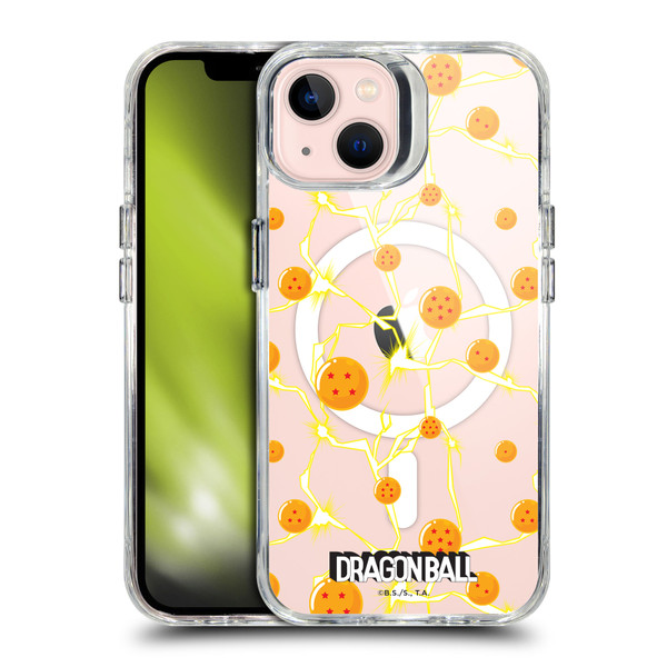 Dragon Ball Iconic Graphics Dragon Balls Pattern SHOCKPROOF BUMPER CASE COMPATIBLE WITH Apple iPhone 13 & MAGSAFE