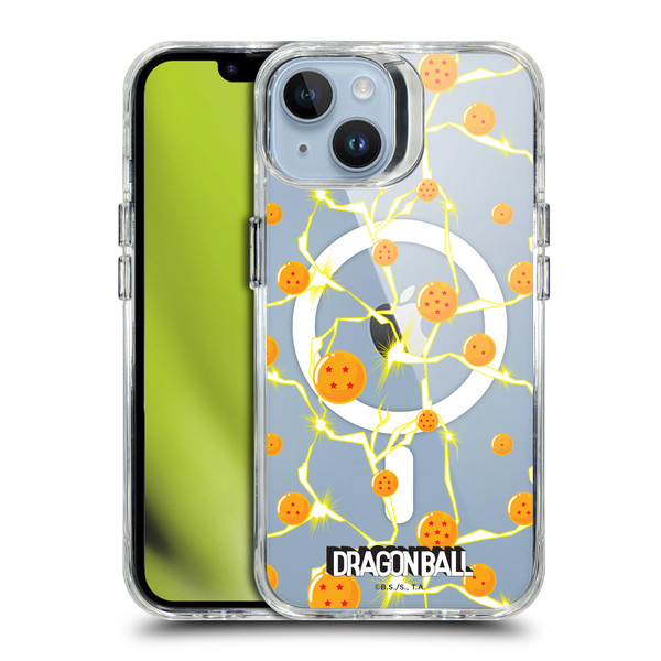 Dragon Ball Iconic Graphics Dragon Balls Pattern SHOCKPROOF BUMPER CASE COMPATIBLE WITH Apple iPhone 14 & MAGSAFE