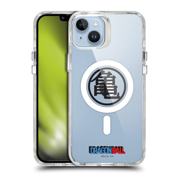 Dragon Ball Iconic Graphics Kame Symbol SHOCKPROOF BUMPER CASE COMPATIBLE WITH Apple iPhone 14 Plus & MAGSAFE