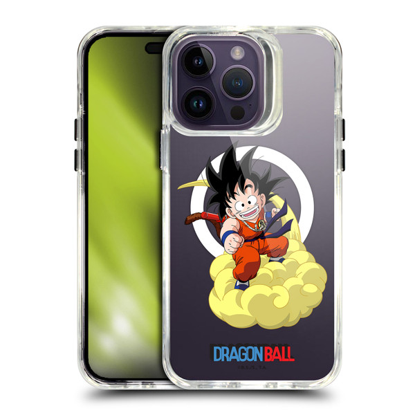Dragon Ball Iconic Graphics Young Goku SHOCKPROOF BUMPER CASE COMPATIBLE WITH Apple iPhone 14 Pro Max & MAGSAFE