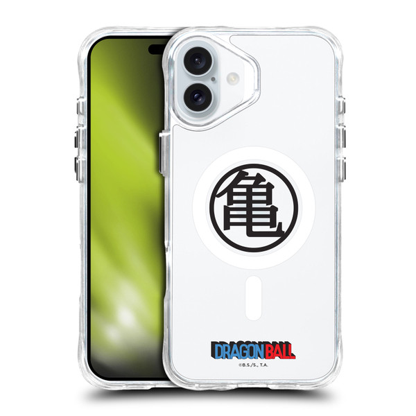 Dragon Ball Iconic Graphics Kame Symbol SHOCKPROOF BUMPER CASE COMPATIBLE WITH Apple iPhone 16 Plus & MAGSAFE