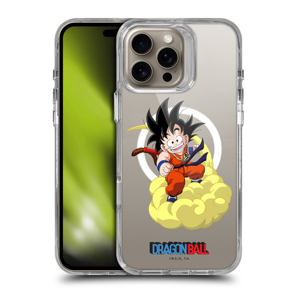 Dragon Ball Iconic Graphics Young Goku SHOCKPROOF BUMPER CASE COMPATIBLE WITH Apple iPhone 16 Pro Max & MAGSAFE