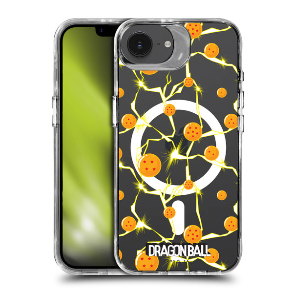 Dragon Ball Iconic Graphics Dragon Balls Pattern SHOCKPROOF BUMPER CASE COMPATIBLE WITH Apple iPhone 16e / Apple iPhone 17e & MAGSAFE