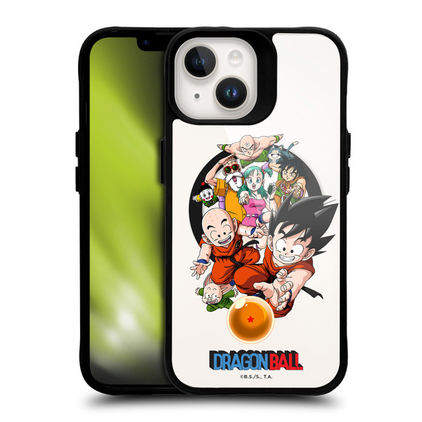 Dragon Ball Iconic Graphics Group BLACK SHOCKPROOF BUMPER CASE COMPATIBLE WITH Apple iPhone 14 & MAGSAFE