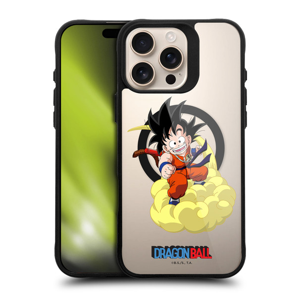Dragon Ball Iconic Graphics Young Goku BLACK SHOCKPROOF BUMPER CASE COMPATIBLE WITH Apple iPhone 16 Pro Max & MAGSAFE