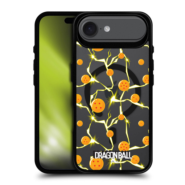 Dragon Ball Iconic Graphics Dragon Balls Pattern BLACK SHOCKPROOF BUMPER CASE COMPATIBLE WITH Apple iPhone 17 Air & MAGSAFE