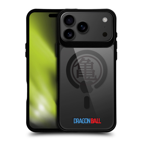 Dragon Ball Iconic Graphics Kame Symbol BLACK SHOCKPROOF BUMPER CASE COMPATIBLE WITH Apple iPhone 17 Pro Max & MAGSAFE