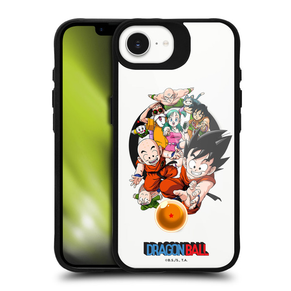 Dragon Ball Iconic Graphics Group BLACK SHOCKPROOF BUMPER CASE COMPATIBLE WITH Apple iPhone 16e / Apple iPhone 17e & MAGSAFE