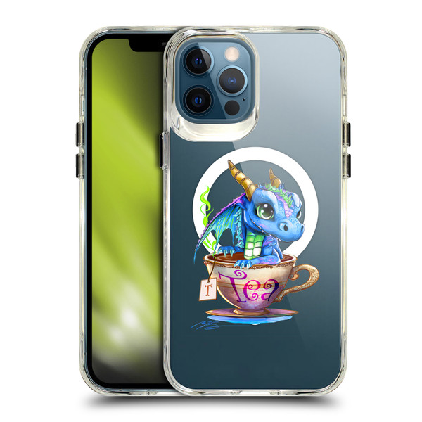 Ruth Thompson Cups and Dragons Tea SHOCKPROOF BUMPER CASE COMPATIBLE WITH Apple iPhone 12 Pro Max & MAGSAFE