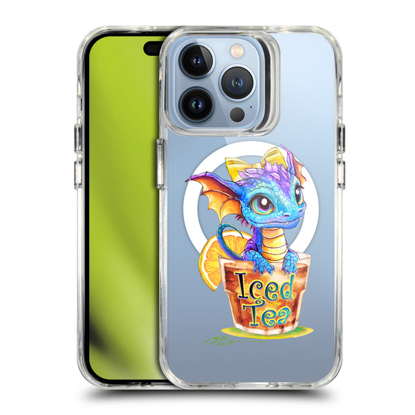 Ruth Thompson Cups and Dragons Iced Tea SHOCKPROOF BUMPER CASE COMPATIBLE WITH Apple iPhone 13 Pro & MAGSAFE
