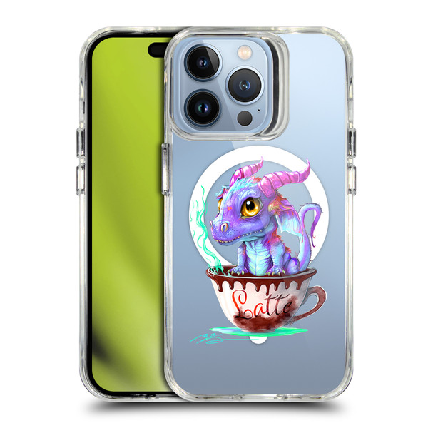 Ruth Thompson Cups and Dragons Latte SHOCKPROOF BUMPER CASE COMPATIBLE WITH Apple iPhone 13 Pro & MAGSAFE