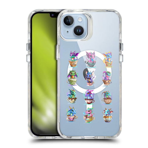 Ruth Thompson Cups and Dragons Group SHOCKPROOF BUMPER CASE COMPATIBLE WITH Apple iPhone 14 Plus & MAGSAFE