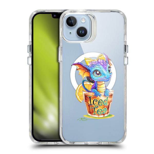 Ruth Thompson Cups and Dragons Iced Tea SHOCKPROOF BUMPER CASE COMPATIBLE WITH Apple iPhone 14 Plus & MAGSAFE