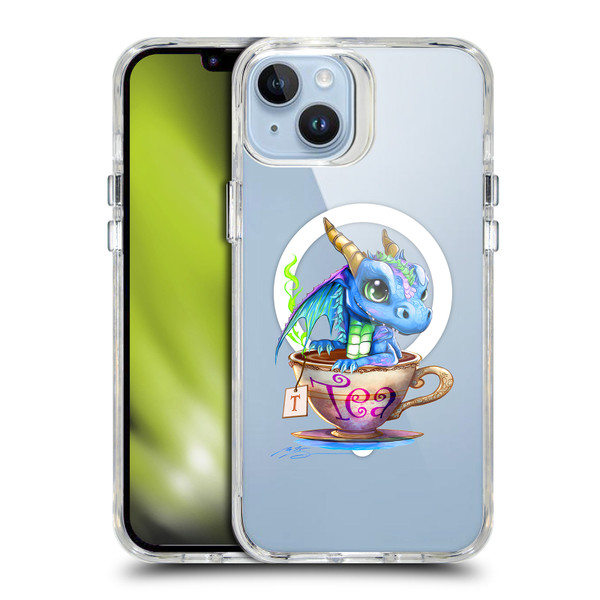 Ruth Thompson Cups and Dragons Tea SHOCKPROOF BUMPER CASE COMPATIBLE WITH Apple iPhone 14 Plus & MAGSAFE