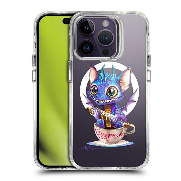 Ruth Thompson Cups and Dragons Espresso SHOCKPROOF BUMPER CASE COMPATIBLE WITH Apple iPhone 14 Pro & MAGSAFE