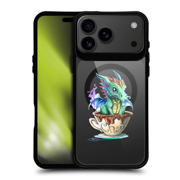 Ruth Thompson Cups and Dragons Chai BLACK SHOCKPROOF BUMPER CASE COMPATIBLE WITH Apple iPhone 17 Pro Max & MAGSAFE