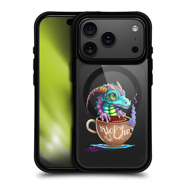 Ruth Thompson Cups and Dragons Hot Chocolate BLACK SHOCKPROOF BUMPER CASE COMPATIBLE WITH Apple iPhone 17 Pro & MAGSAFE