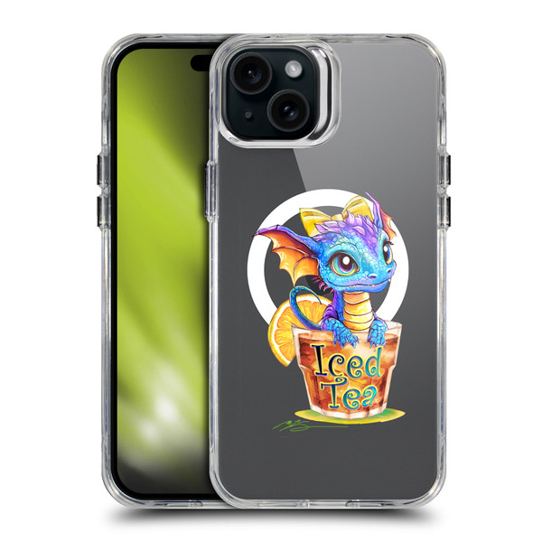 Ruth Thompson Cups and Dragons Iced Tea SHOCKPROOF BUMPER CASE COMPATIBLE WITH Apple iPhone 15 Plus & MAGSAFE