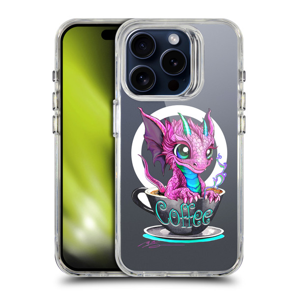 Ruth Thompson Cups and Dragons Coffee SHOCKPROOF BUMPER CASE COMPATIBLE WITH Apple iPhone 15 Pro & MAGSAFE