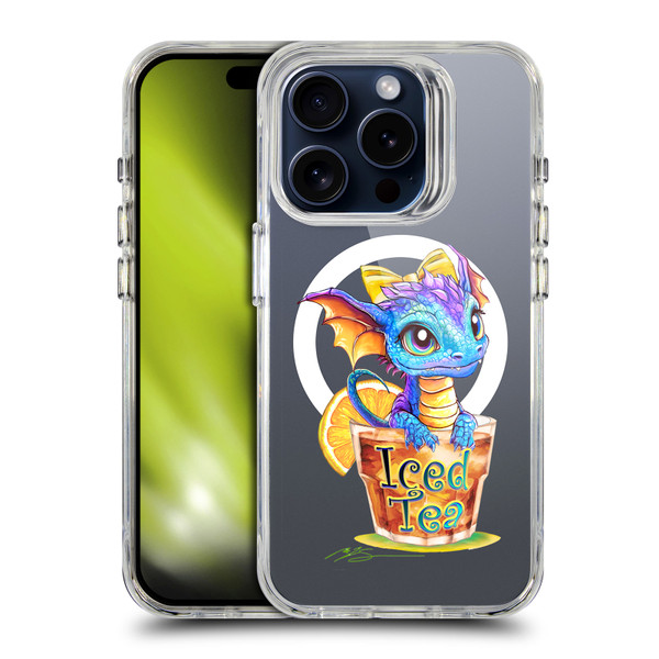 Ruth Thompson Cups and Dragons Iced Tea SHOCKPROOF BUMPER CASE COMPATIBLE WITH Apple iPhone 15 Pro & MAGSAFE