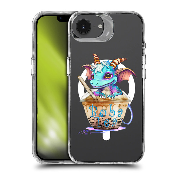Ruth Thompson Cups and Dragons Boba Tea SHOCKPROOF BUMPER CASE COMPATIBLE WITH Apple iPhone 16e / Apple iPhone 17e & MAGSAFE