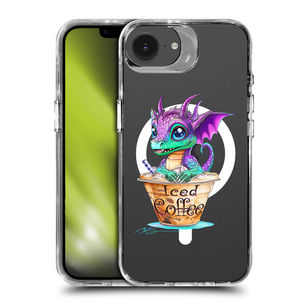Ruth Thompson Cups and Dragons Iced Coffee SHOCKPROOF BUMPER CASE COMPATIBLE WITH Apple iPhone 16e / Apple iPhone 17e & MAGSAFE
