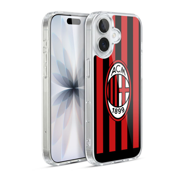 AC Milan 2022/23 Home Kit Soft Gel Case for Apple iPhone 17