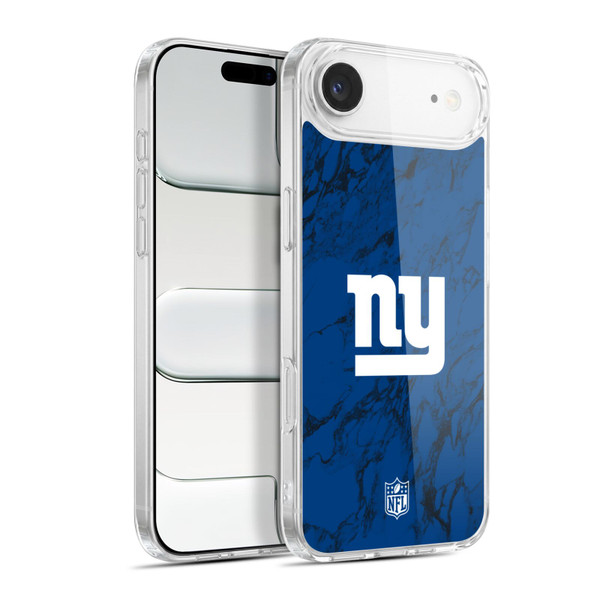 NFL New York Giants Graphics Coloured Marble Soft Gel Case for Apple iPhone 17 Air