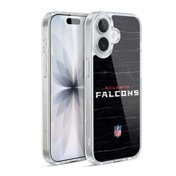 NFL Atlanta Falcons Logo Distressed Look Soft Gel Case for Apple iPhone 17