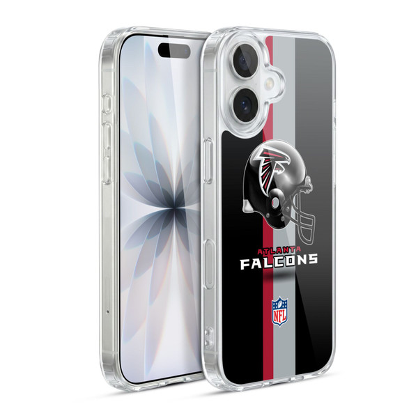 NFL Atlanta Falcons Logo Helmet Soft Gel Case for Apple iPhone 17