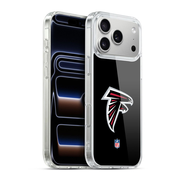 NFL Atlanta Falcons Logo Plain Soft Gel Case for Apple iPhone 17 Pro Max