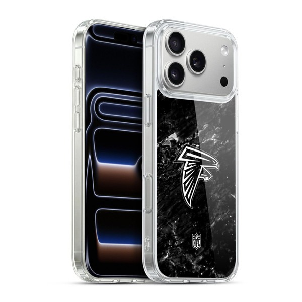 NFL Atlanta Falcons Artwork Marble Soft Gel Case for Apple iPhone 17 Pro Max