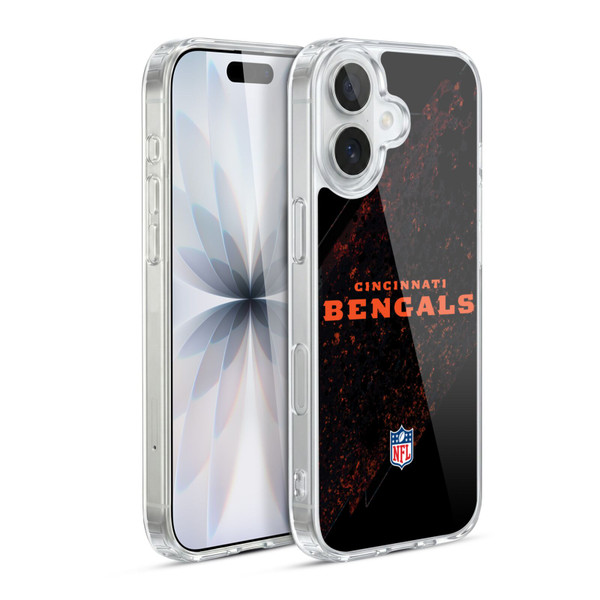 NFL Cincinnati Bengals Logo Blur Soft Gel Case for Apple iPhone 17