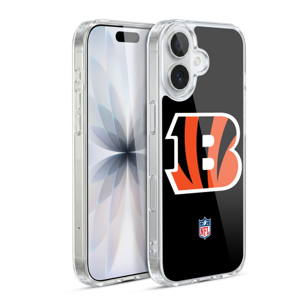 NFL Cincinnati Bengals Logo Plain Soft Gel Case for Apple iPhone 17