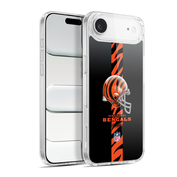 NFL Cincinnati Bengals Logo Helmet Soft Gel Case for Apple iPhone 17 Air