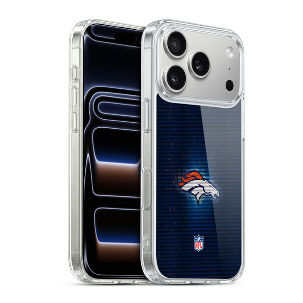 NFL Denver Broncos Artwork LED Soft Gel Case for Apple iPhone 17 Pro
