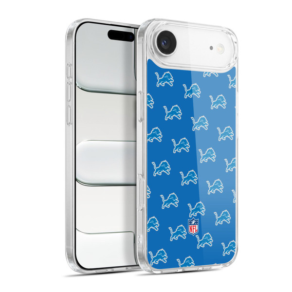 NFL Detroit Lions Artwork Patterns Soft Gel Case for Apple iPhone 17 Air