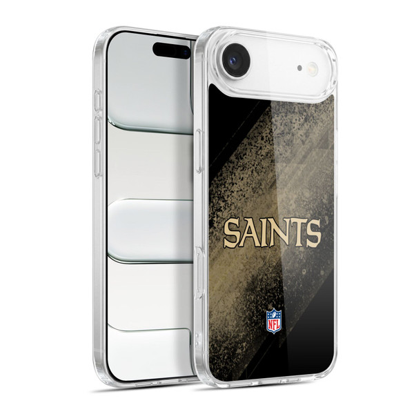 NFL New Orleans Saints Logo Blur Soft Gel Case for Apple iPhone 17 Air