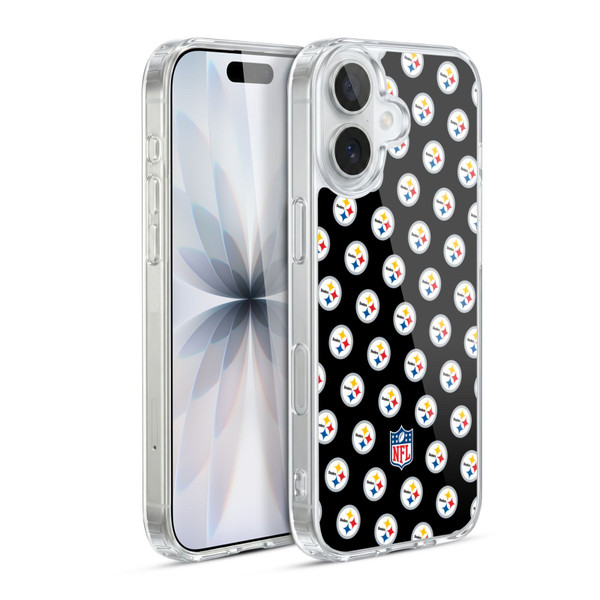 NFL Pittsburgh Steelers Artwork Patterns Soft Gel Case for Apple iPhone 17