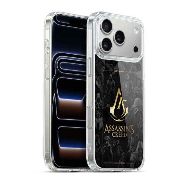 Assassin's Creed 15th Anniversary Graphics Crest Key Art Soft Gel Case for Apple iPhone 17 Pro Max