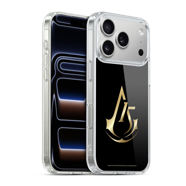 Assassin's Creed 15th Anniversary Graphics Crest Soft Gel Case for Apple iPhone 17 Pro