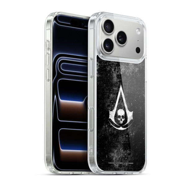 Assassin's Creed Black Flag Logos Grunge Soft Gel Case for Apple iPhone 17 Pro Max