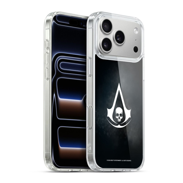 Assassin's Creed Black Flag Logos White Soft Gel Case for Apple iPhone 17 Pro Max