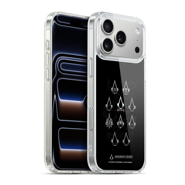 Assassin's Creed Legacy Logo Geometric Crest Soft Gel Case for Apple iPhone 17 Pro Max