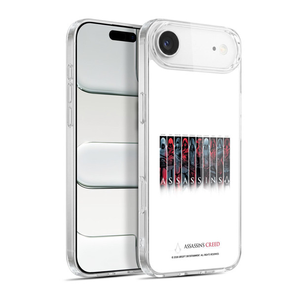Assassin's Creed Legacy Typography Characters Soft Gel Case for Apple iPhone 17 Air