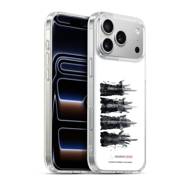 Assassin's Creed Legacy Typography Hidden Blades Soft Gel Case for Apple iPhone 17 Pro Max